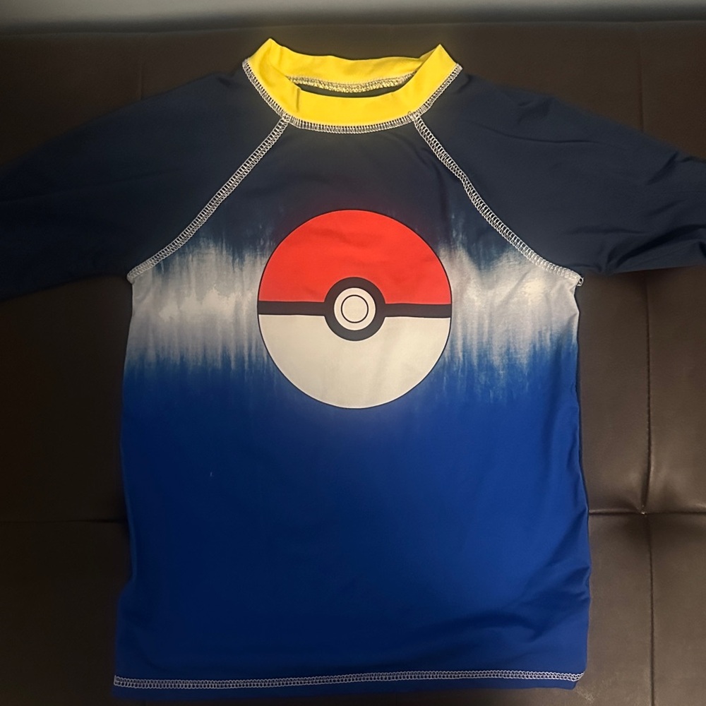 Kids Blue Pokémon Swim Shirt